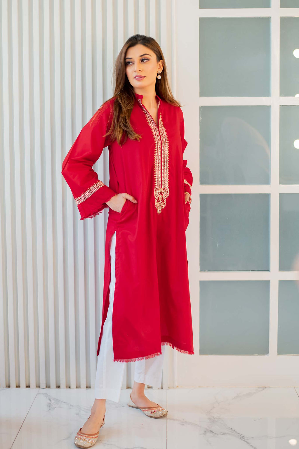 Embroidered Kurta