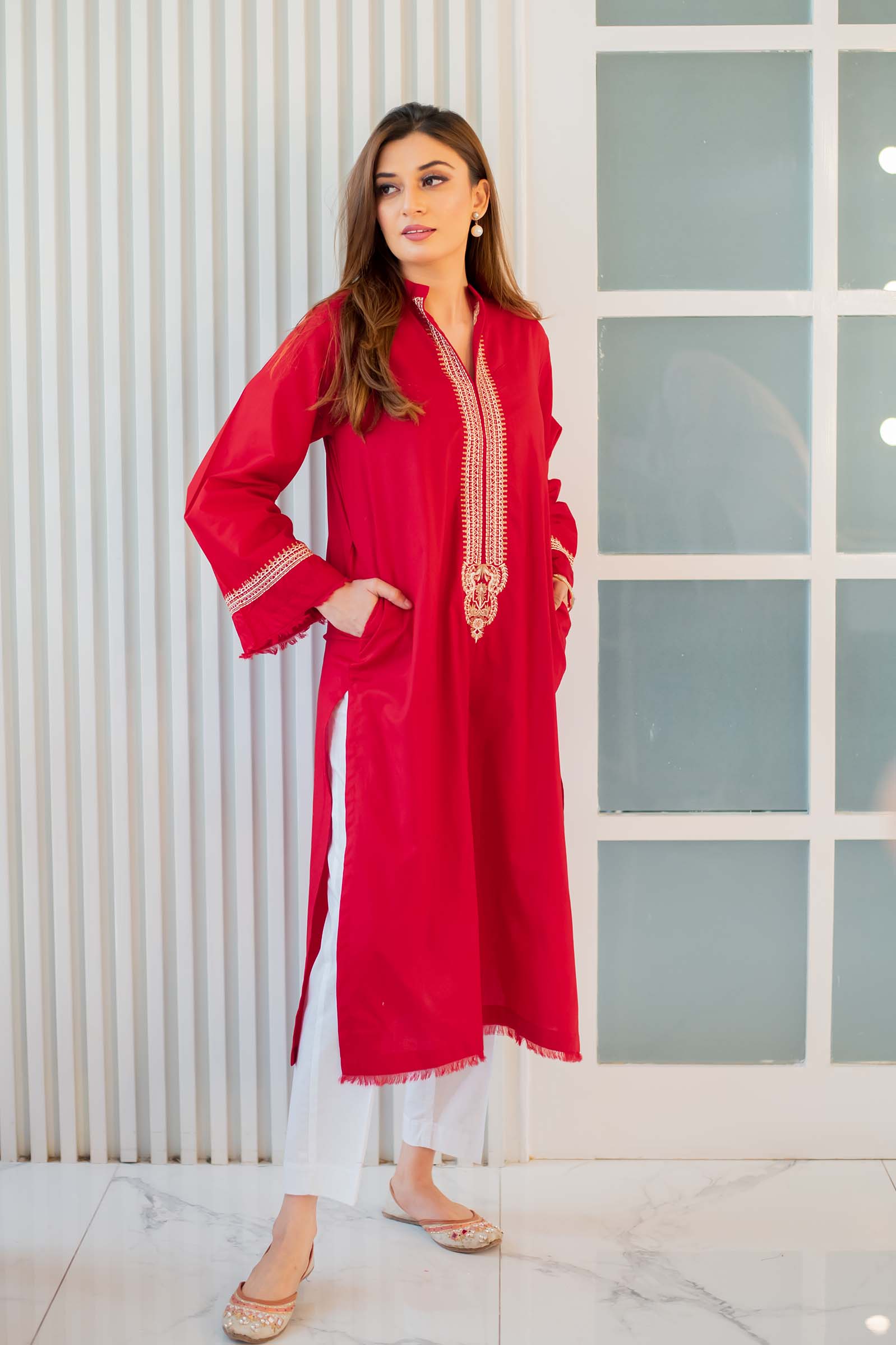 Embroidered Kurta
